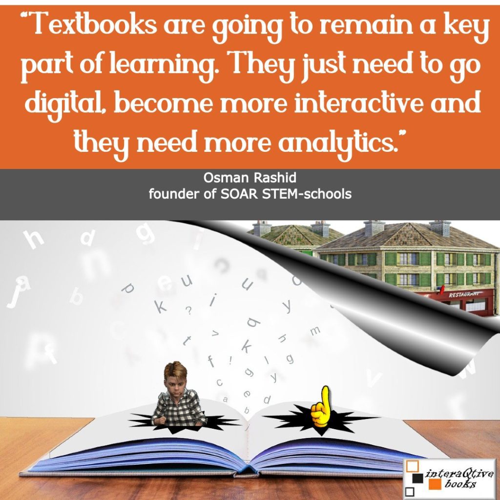 Benefits of interactive textbooks
